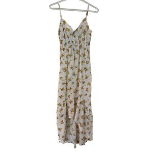 Indulge Floral Maxi Dress Women S White Yellow